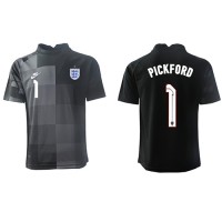 Camiseta Inglaterra Jordan Pickford #1 Portero Primera Equipación Replica Mundial 2022 mangas cortas